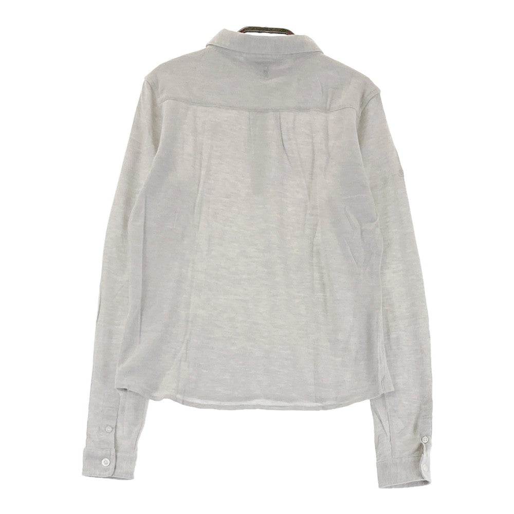 ZOY ゾーイ  長袖ポロシャツ  グレー系 36