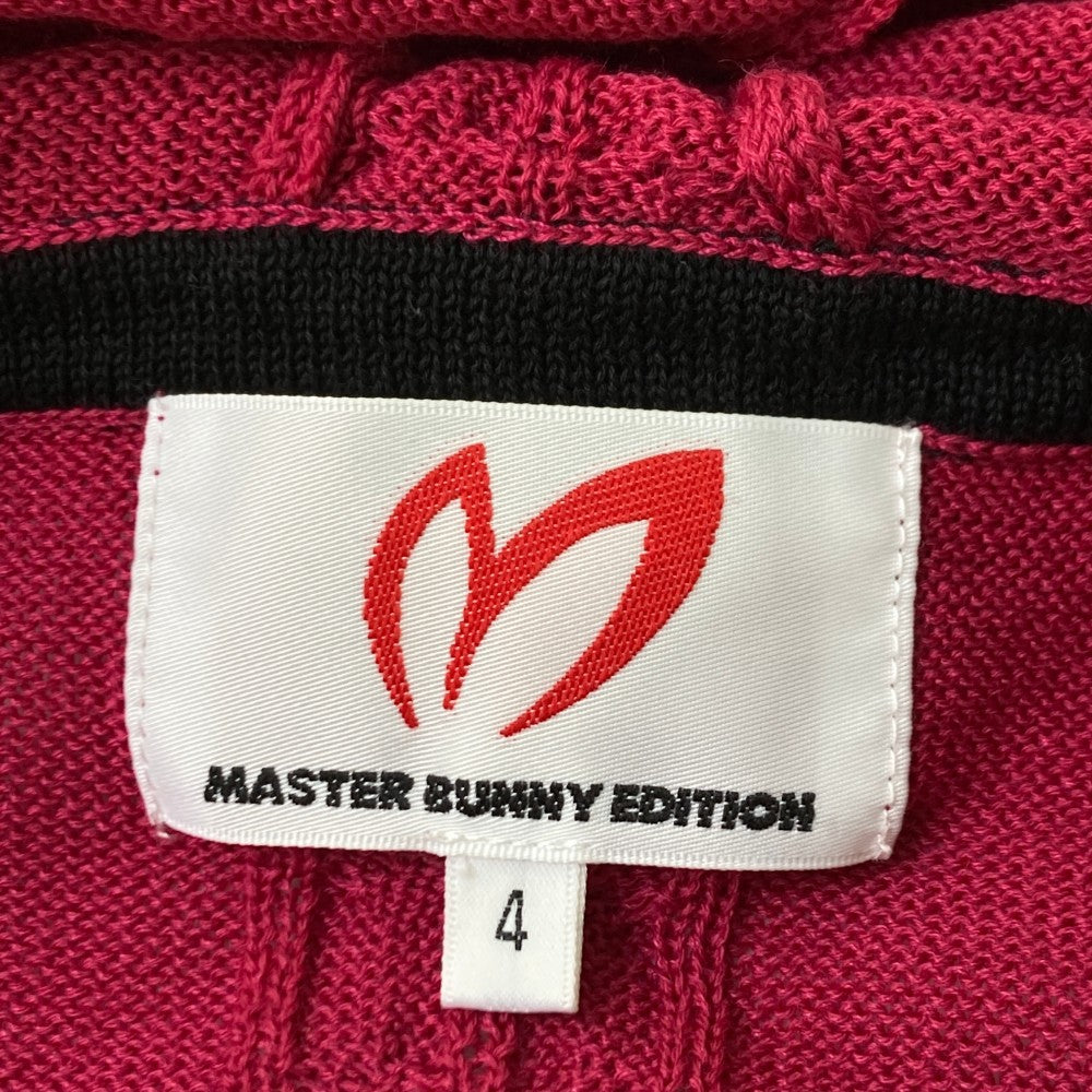 MASTER BUNNY EDITION 마스터 버니 에디션  후드 니트 스웨터  핑크 계열 4