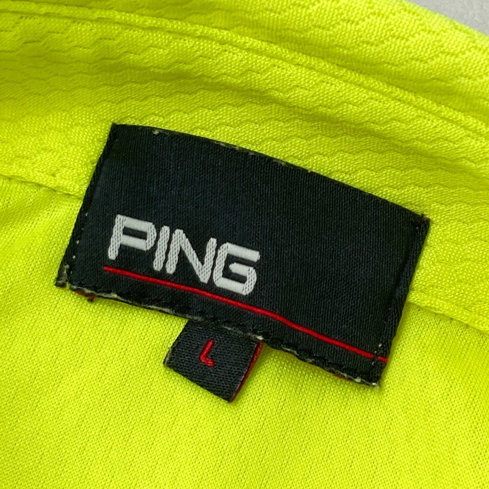 PING 핑 2023년 모델 반팔 폴로셔츠 투톤 화이트 계열 L