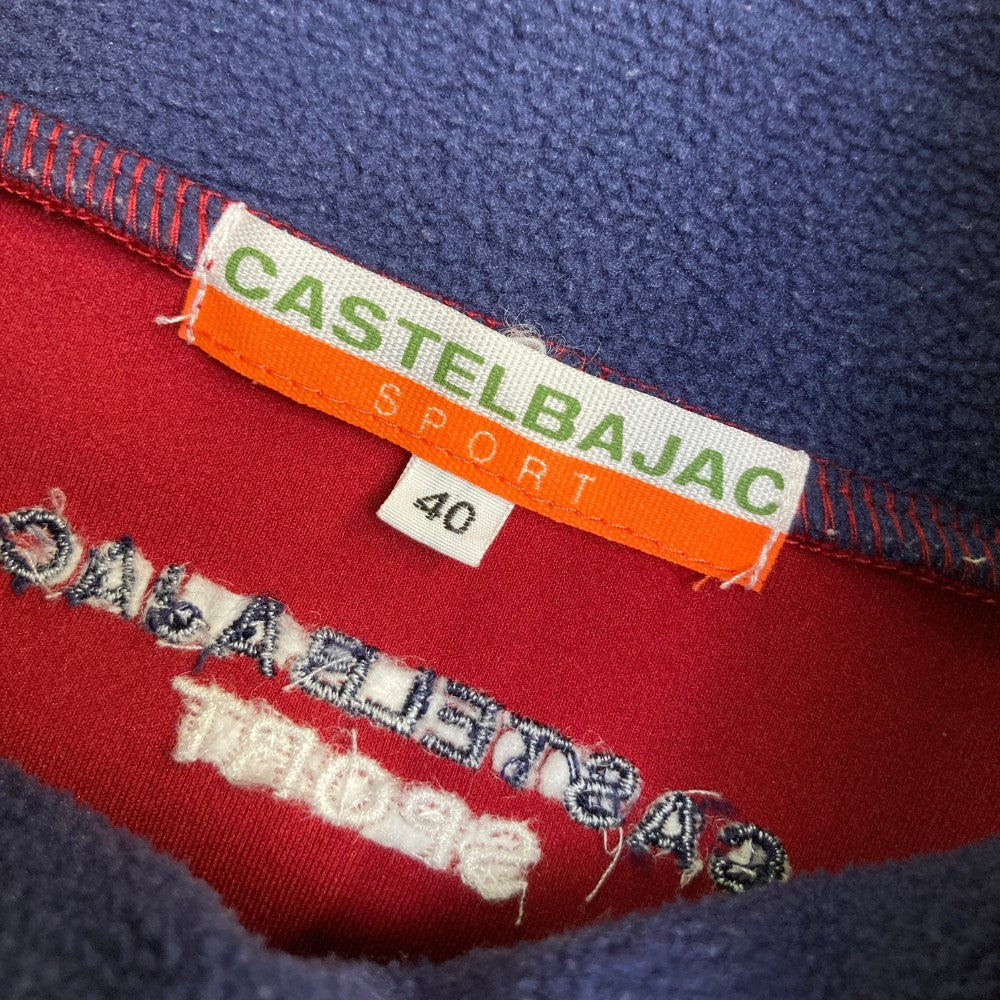 CASTELBAJAC 카스텔바작  하이넥 스웨트셔츠  레드 계열 40
