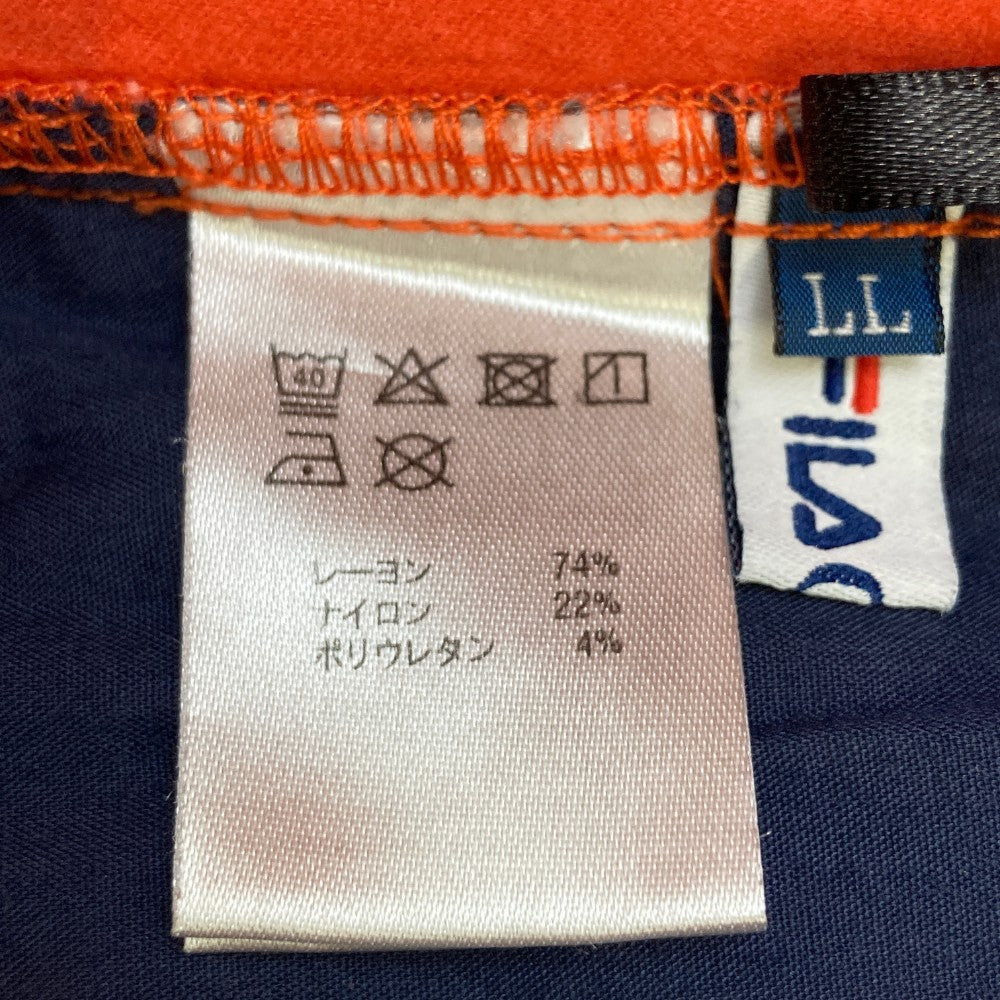 FILA GOLF フィラゴルフ CO4IL301 裏起毛 ストレッチスカート  オレンジ系 LL