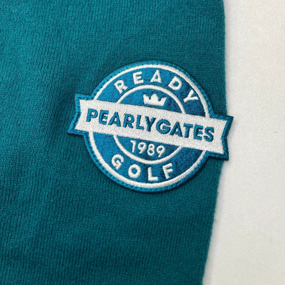 PEARLY GATES 파리게이츠 터틀넥 긴팔 니트 스웨터 그린계열 1