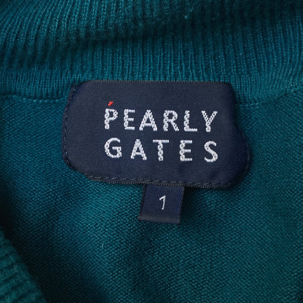 PEARLY GATES 파리게이츠 터틀넥 긴팔 니트 스웨터 그린계열 1