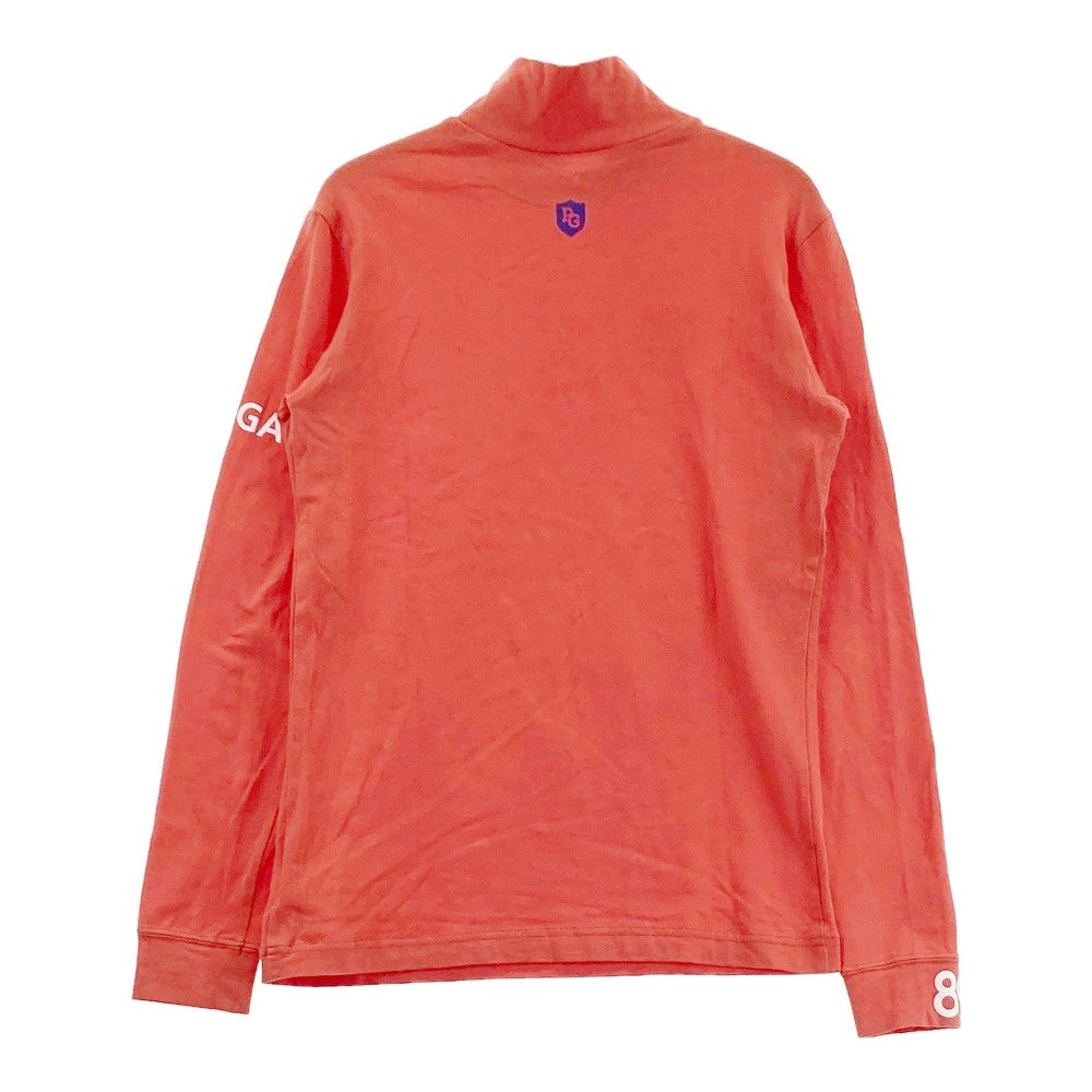 PEARLY GATES パーリーゲイツ  ハイネック 長袖Tシャツ  オレンジ系 0