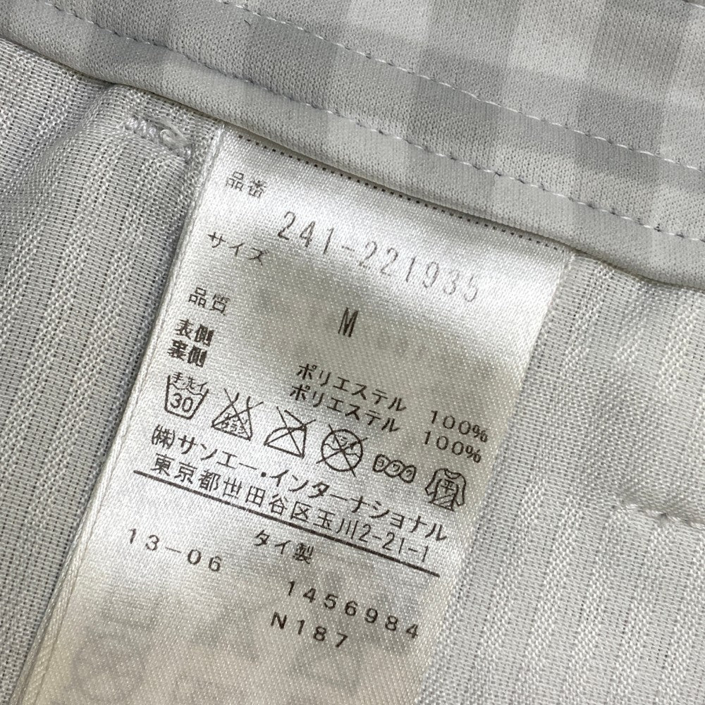 CALLAWAY 캐로우  바지 블록 체크 무늬 그레이 계열 M