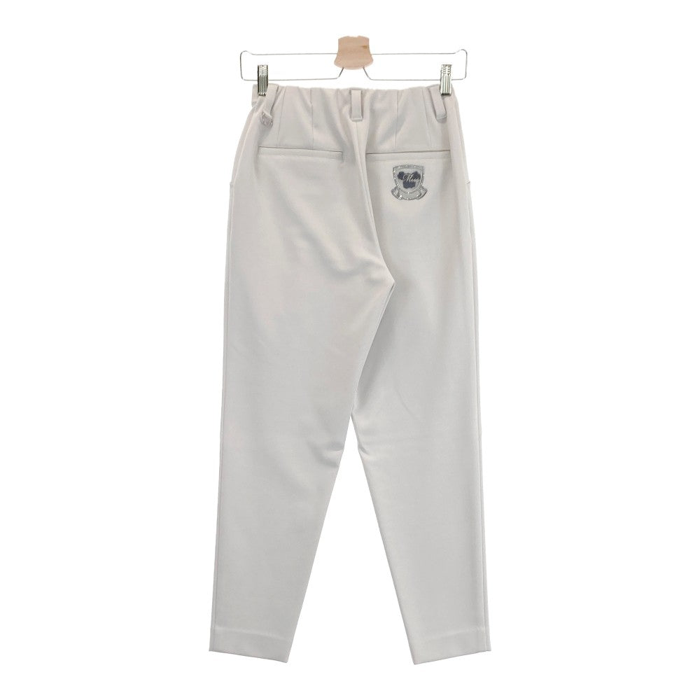 M.U SPORTS エムユースポーツ  ストレッチパンツ ラインストーン  グレー系 38