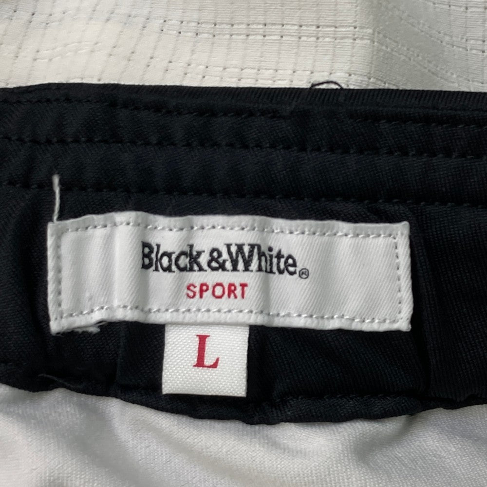 BLACK&WHITE ブラックアンドホワイト  インナー付スカート  ホワイト系 L