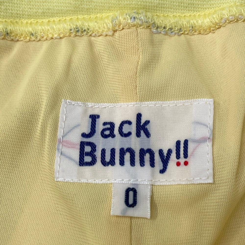 JACK BUNNY ジャックバニー  インナー付 スカート 総柄 イエロー系 0