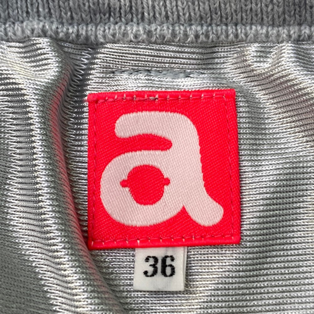 ARCHIVIO アルチビオ  裏地付 ウール混 ニットスカート  グレー系 36