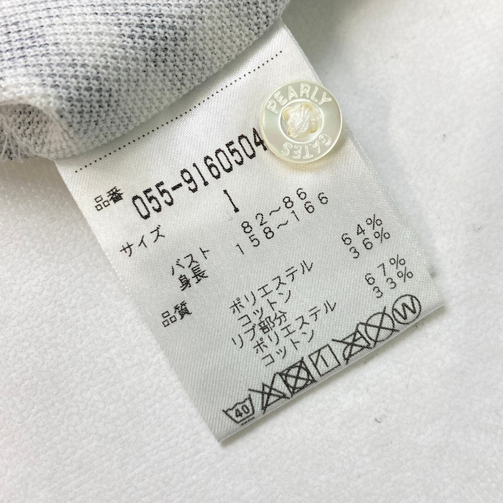 PEARLY GATES パーリーゲイツ 30周年 半袖ポロシャツ チェック柄 ブラック系 1