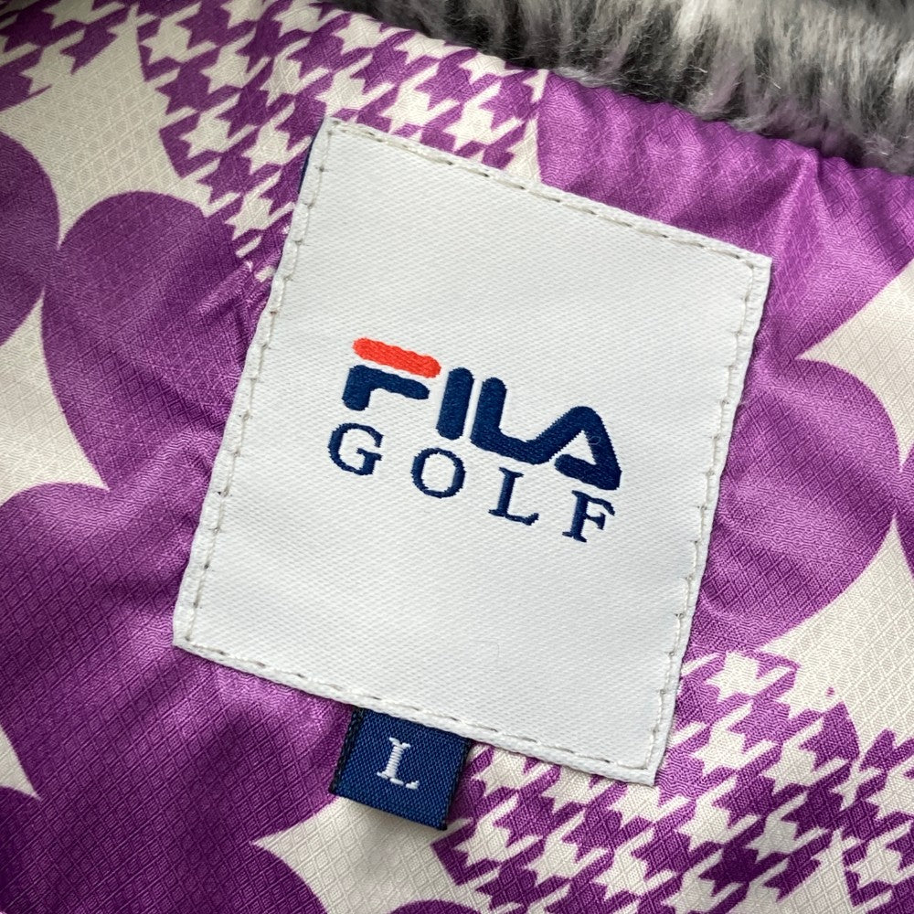 FILA GOLF 필라 골프  다운 노슬리브 원피스 총판 퍼플 계열 L