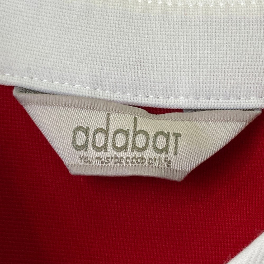 ADABAT アダバット  半袖ワンピース  レッド系 40