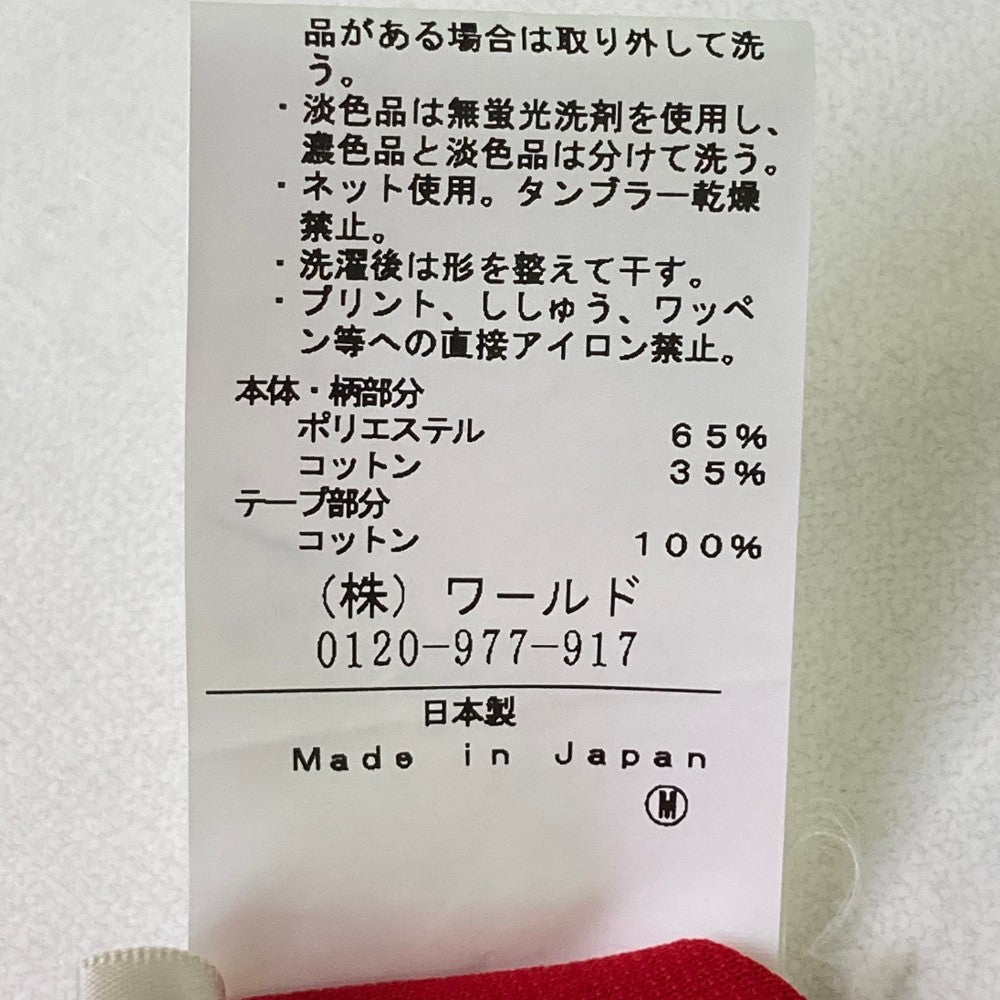 ADABAT アダバット  半袖ワンピース  レッド系 40