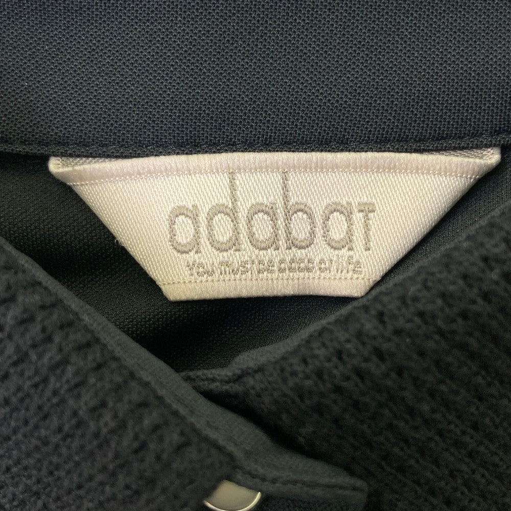 ADABAT 아다바트 반팔 폴로셔츠 뒷면 프릴 블랙 계열 38
