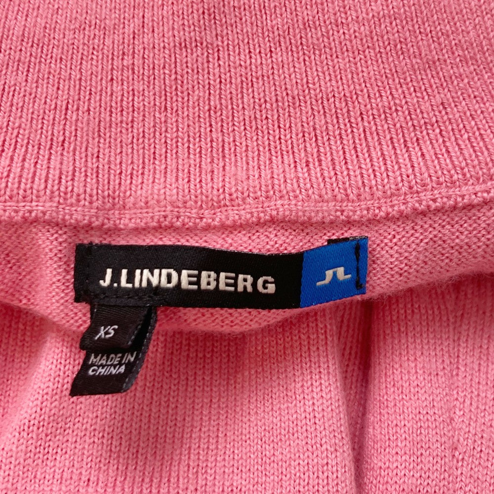 J.LINDEBERG 제이린드버그  하이넥 니트 스웨터  핑크 계열 XS