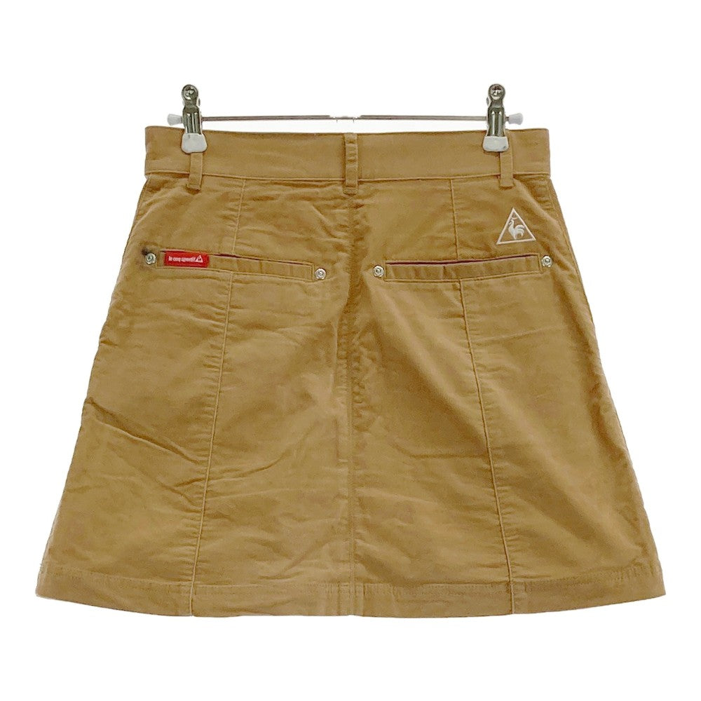 LE COQ GOLF ルコックゴルフ  コーデュロイスカート  ベージュ系 9