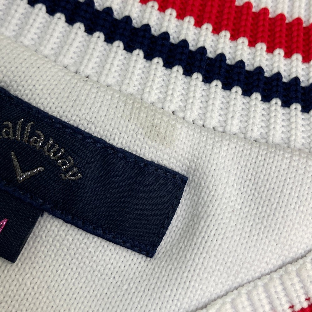 CALLAWAY キャロウェイ  ニットセーター  ホワイト系 M