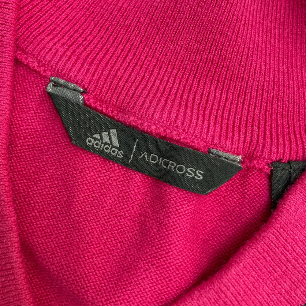 ADIDAS GOLF アディダスゴルフ DW7710 ADICROSS ニットベスト  ピンク系 XS