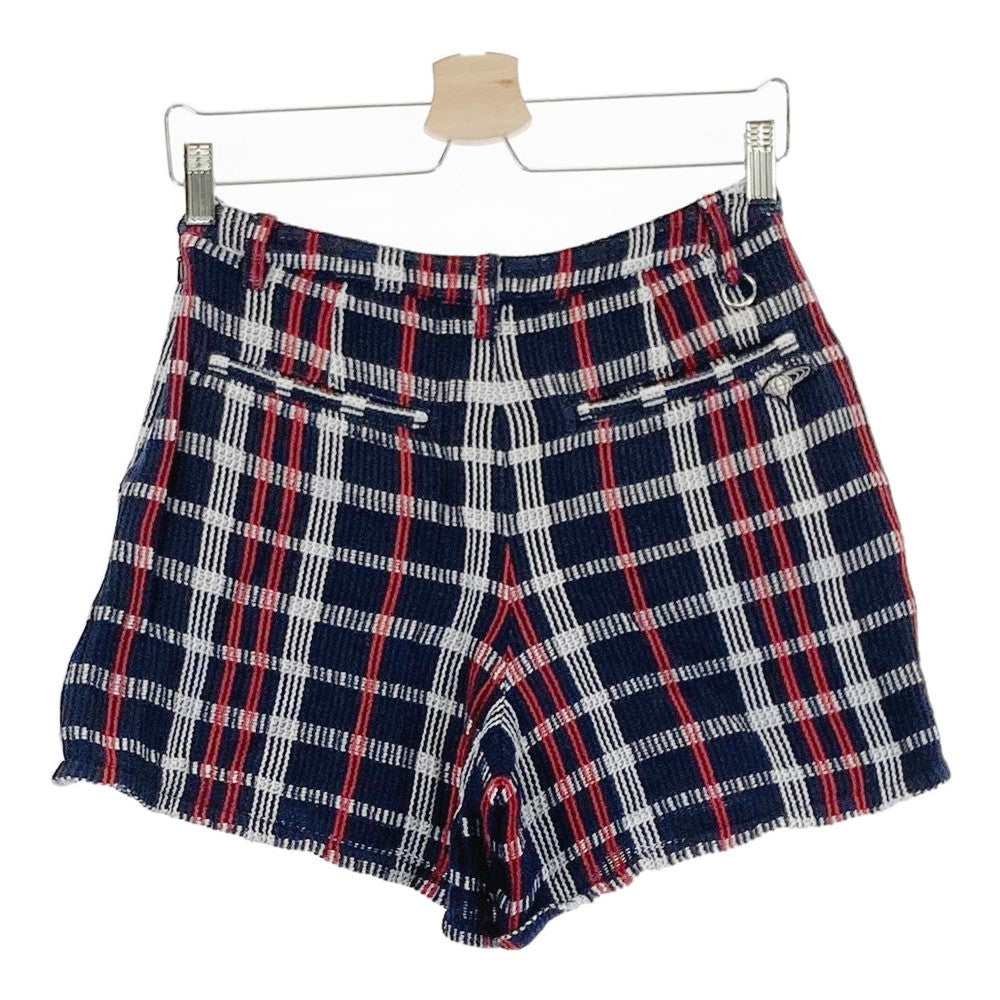 BEAMS GOLF ビームスゴルフ  ショートパンツ チェック柄 ネイビー系 S