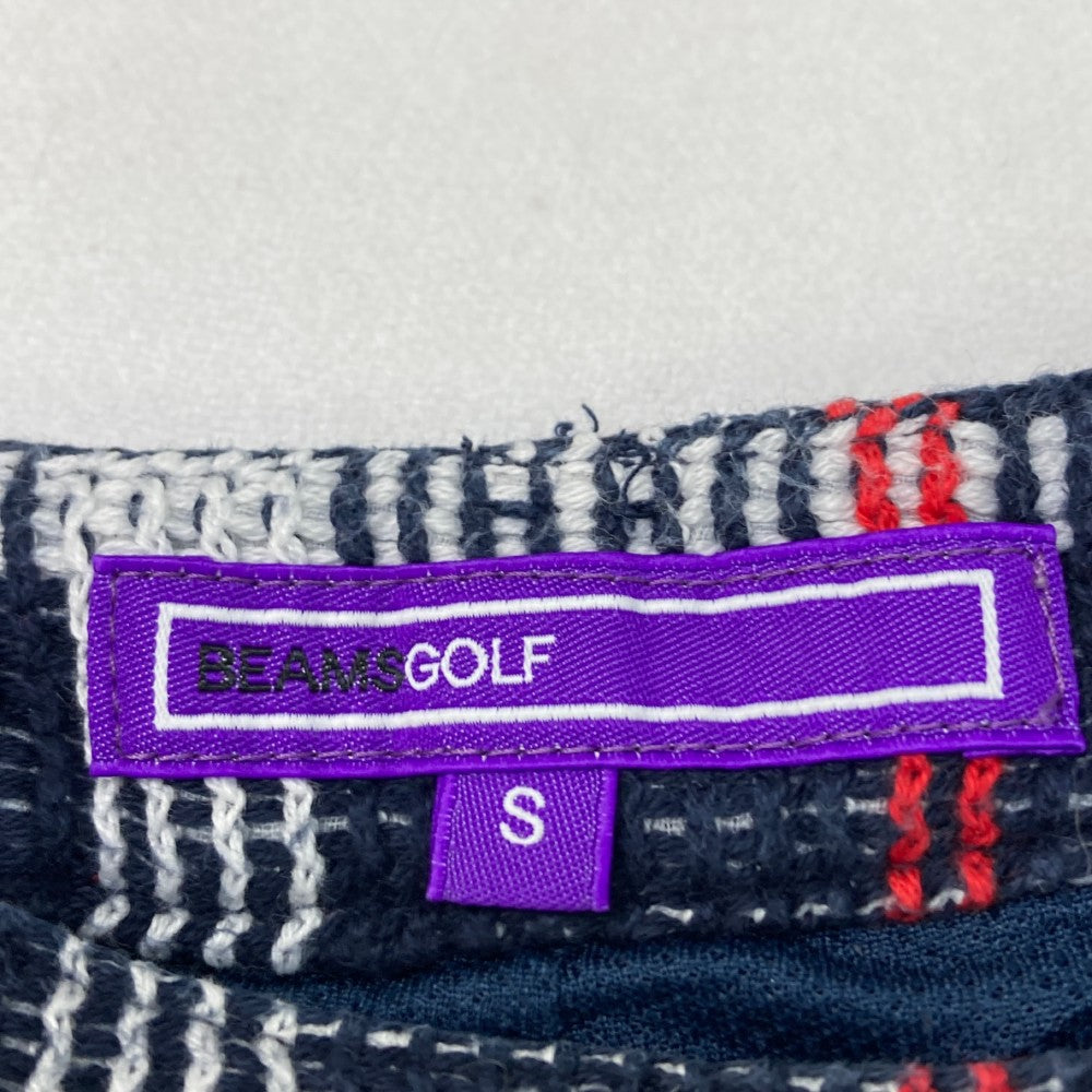BEAMS GOLF ビームスゴルフ  ショートパンツ チェック柄 ネイビー系 S