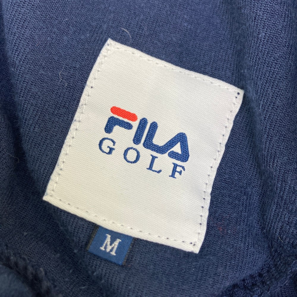FILA GOLF フィラゴルフ  ベロア スカート  ネイビー系 M
