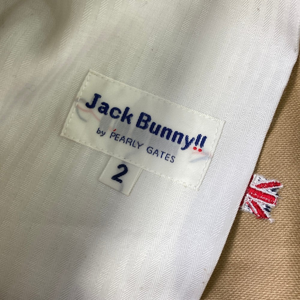 JACK BUNNY 잭 버니 스트레치 팬츠 전체 패턴 베이지 계열 2