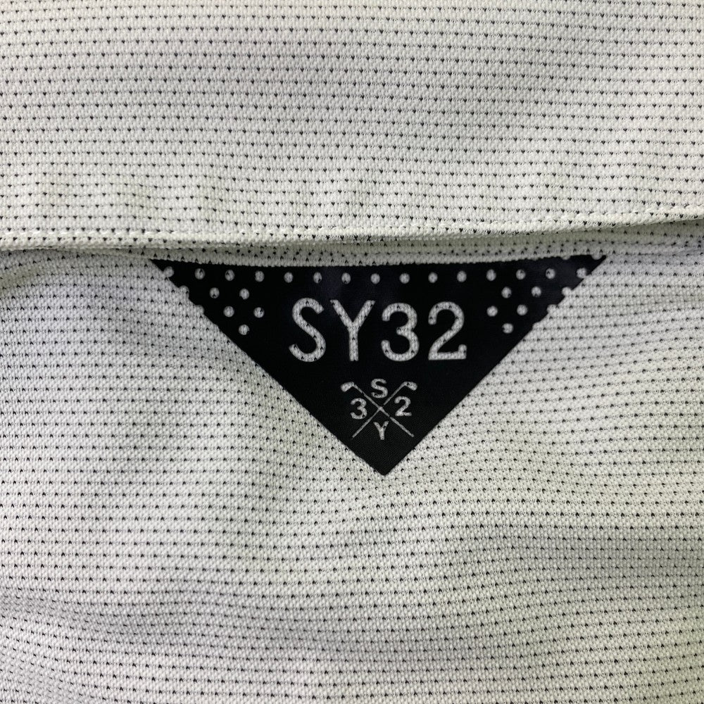 SY32 BY SWEET YEARS GOLF エスワイサーティトゥ 2023年モデル 半袖ポロシャツ  ホワイト系 M