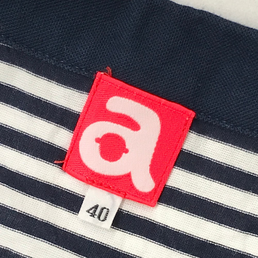 ARCHIVIO アルチビオ  ノースリーブ ポロシャツ  ネイビー系 40