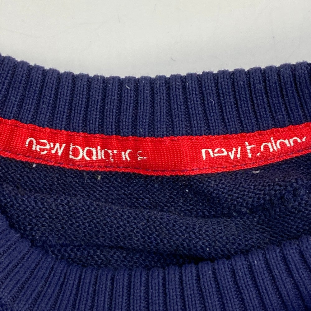 NEW BALANCE GOLF 뉴발란스 크루넥 니트 베스트 네이비 계열 1