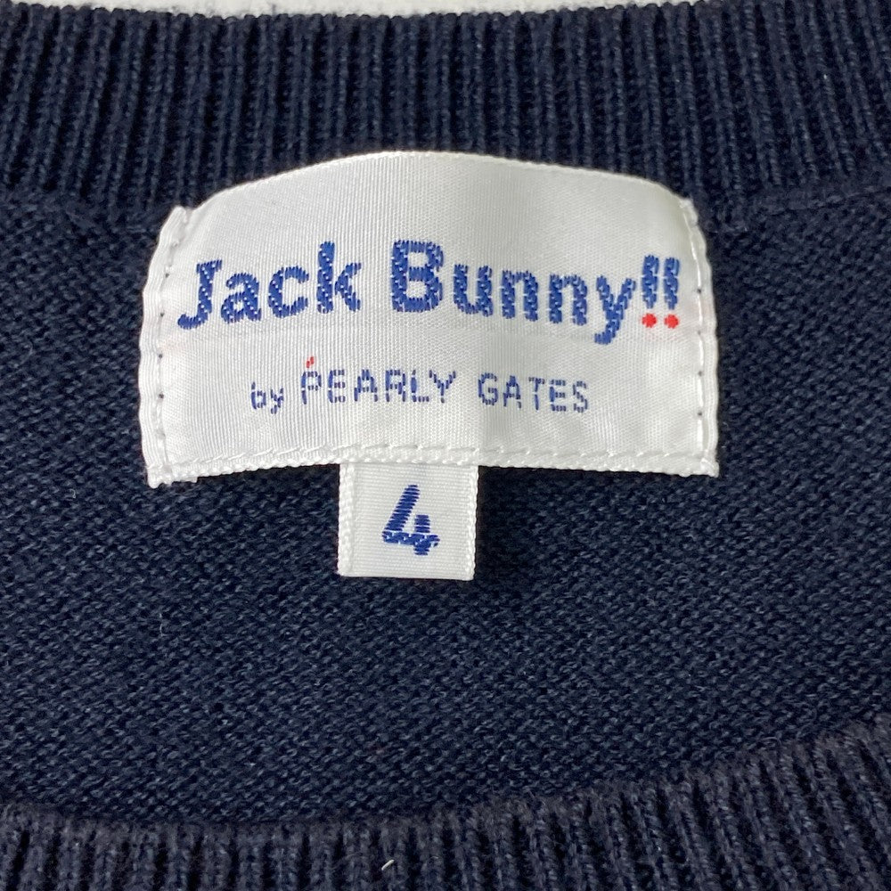JACK BUNNY 잭버니 니트 스웨터 네이비 계열 4