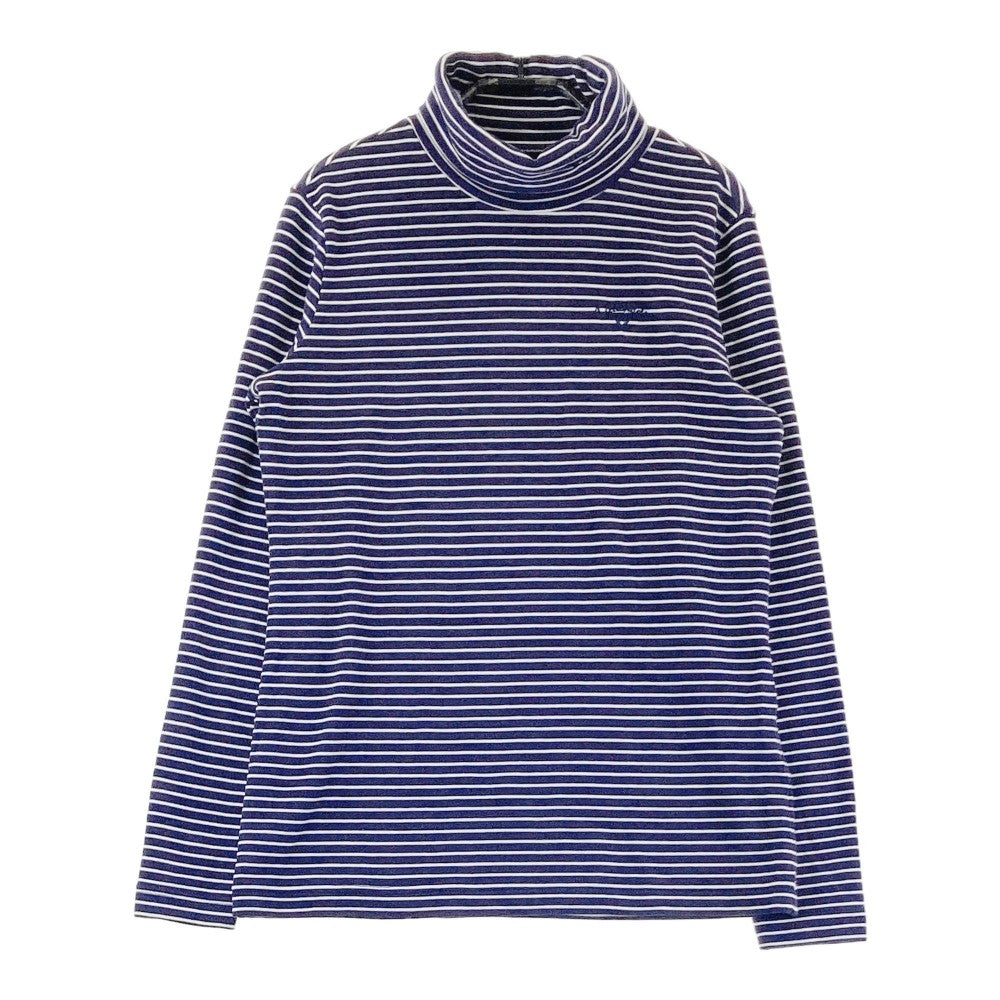 CALLAWAY キャロウェイ  長袖ハイネックTシャツ ボーダー ネイビー系 S
