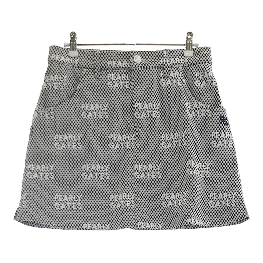 PEARLY GATES パーリーゲイツ 2023年モデル ストレッチスカート 総柄 ホワイト系 1