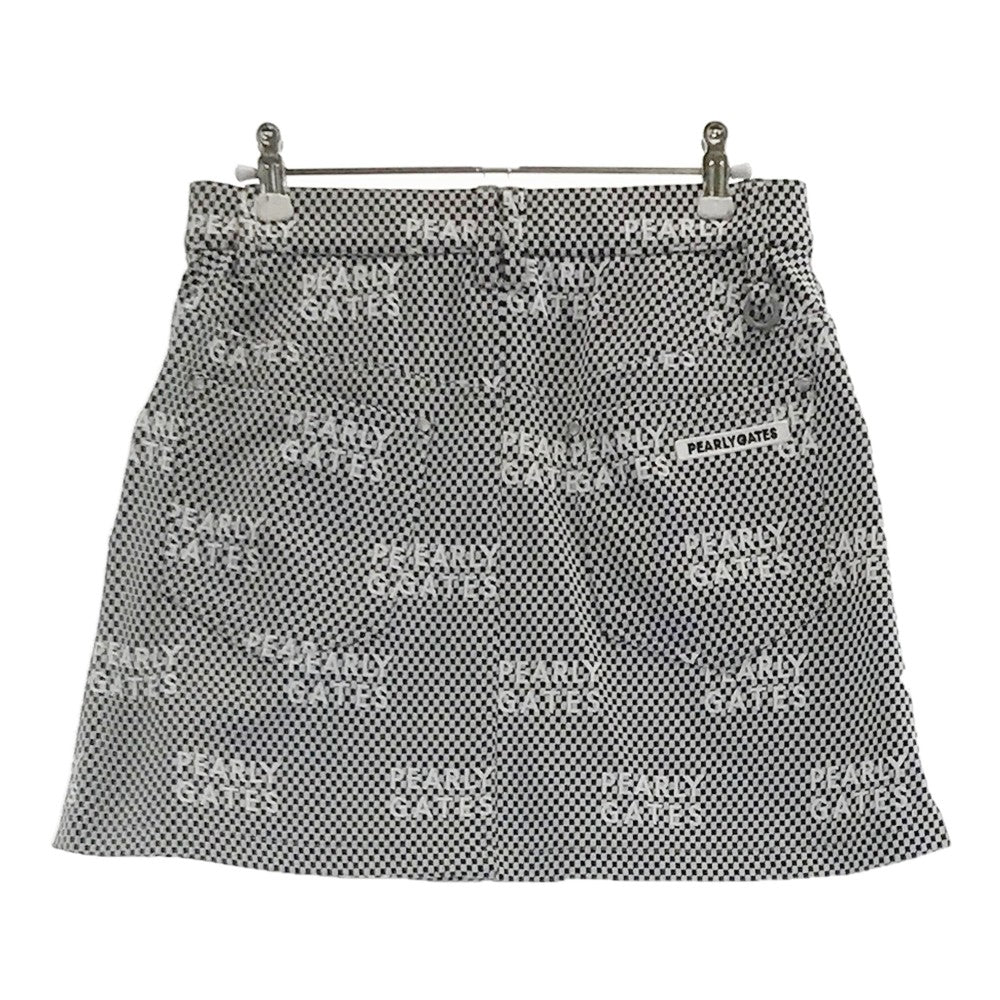 PEARLY GATES パーリーゲイツ 2023年モデル ストレッチスカート 総柄 ホワイト系 1