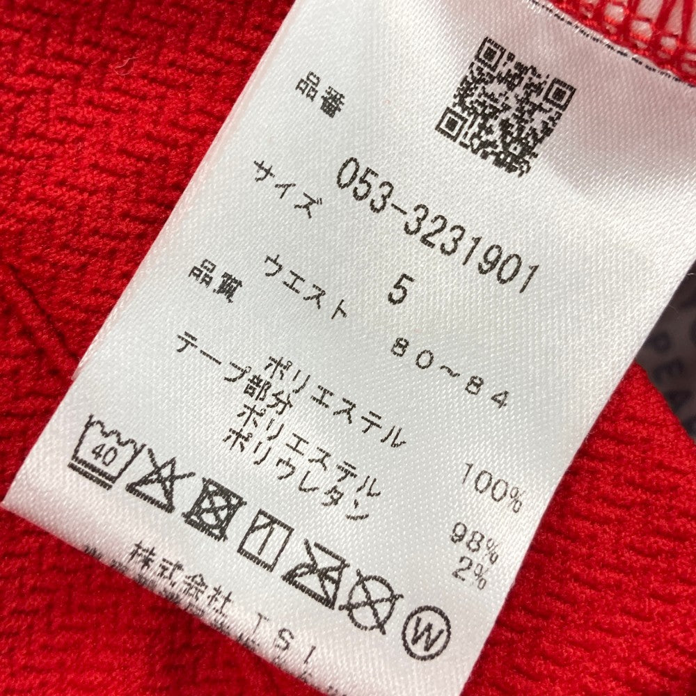 PEARLY GATES パーリーゲイツ 2023年モデル ロングパンツ  レッド系 5