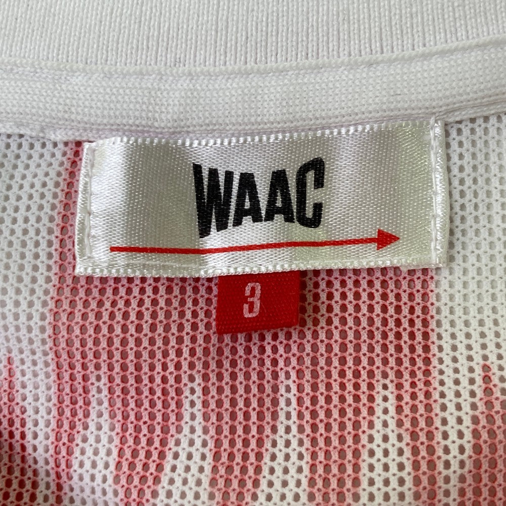 WAAC 와크  메쉬 베스트 전면 프린트 레드 계열 3
