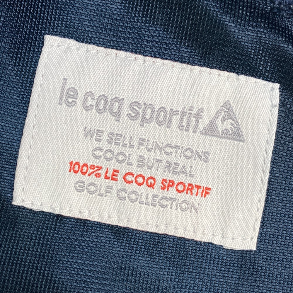 LE COQ GOLF ルコックゴルフ ; スカート ロゴ×ボーダー柄 ネイビー系 9