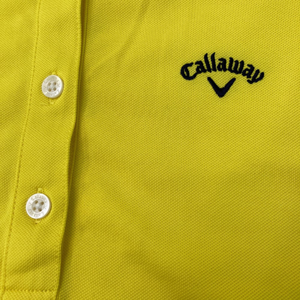 CALLAWAY キャロウェイ  半袖ポロシャツ  イエロー系 L