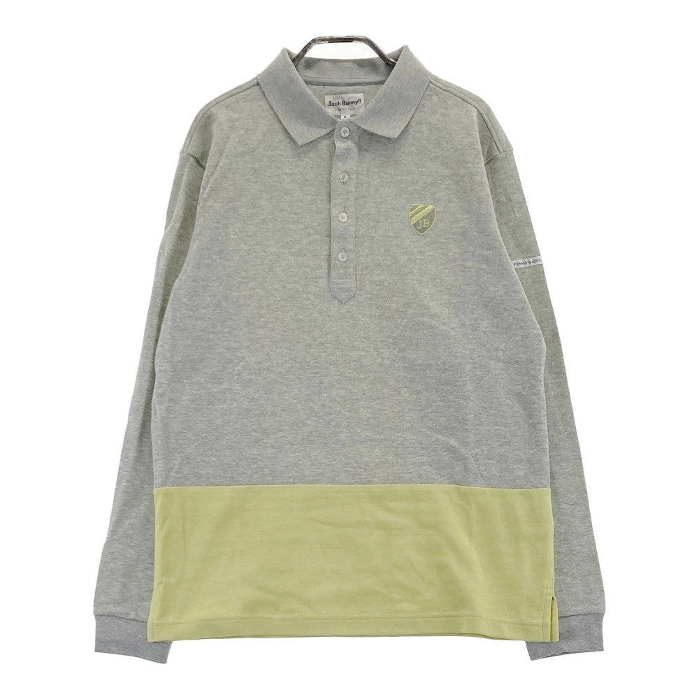 JACK BUNNY ジャックバニー  長袖ポロシャツ  グレー系 6