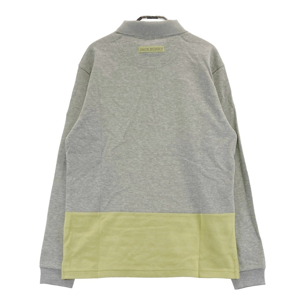 JACK BUNNY ジャックバニー  長袖ポロシャツ  グレー系 6