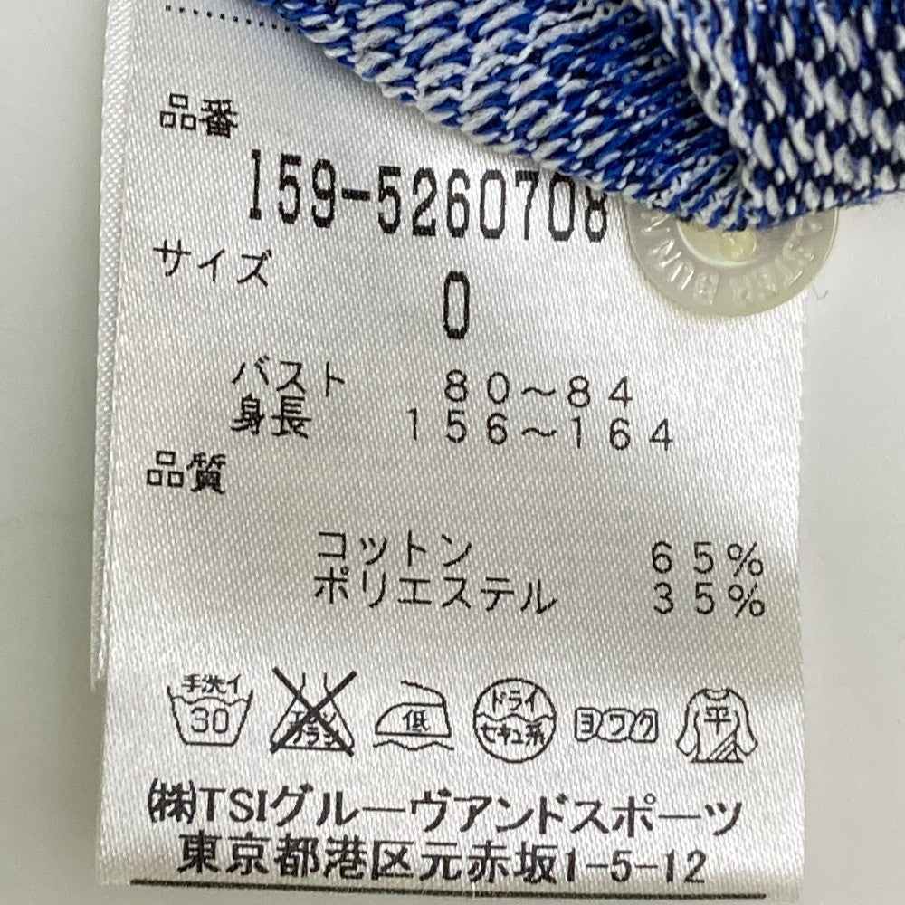 MASTER BUNNY EDITION マスターバニーエディション  半袖ポロシャツ チェック柄 ブルー系 0