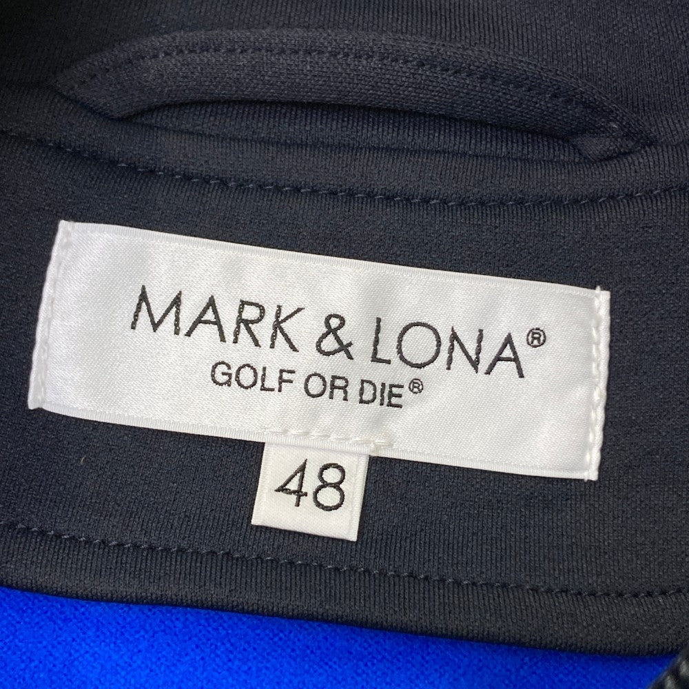 MARK&LONA 마크앤로나  기모 집업 재킷 로고 패턴 브라운 계열 48