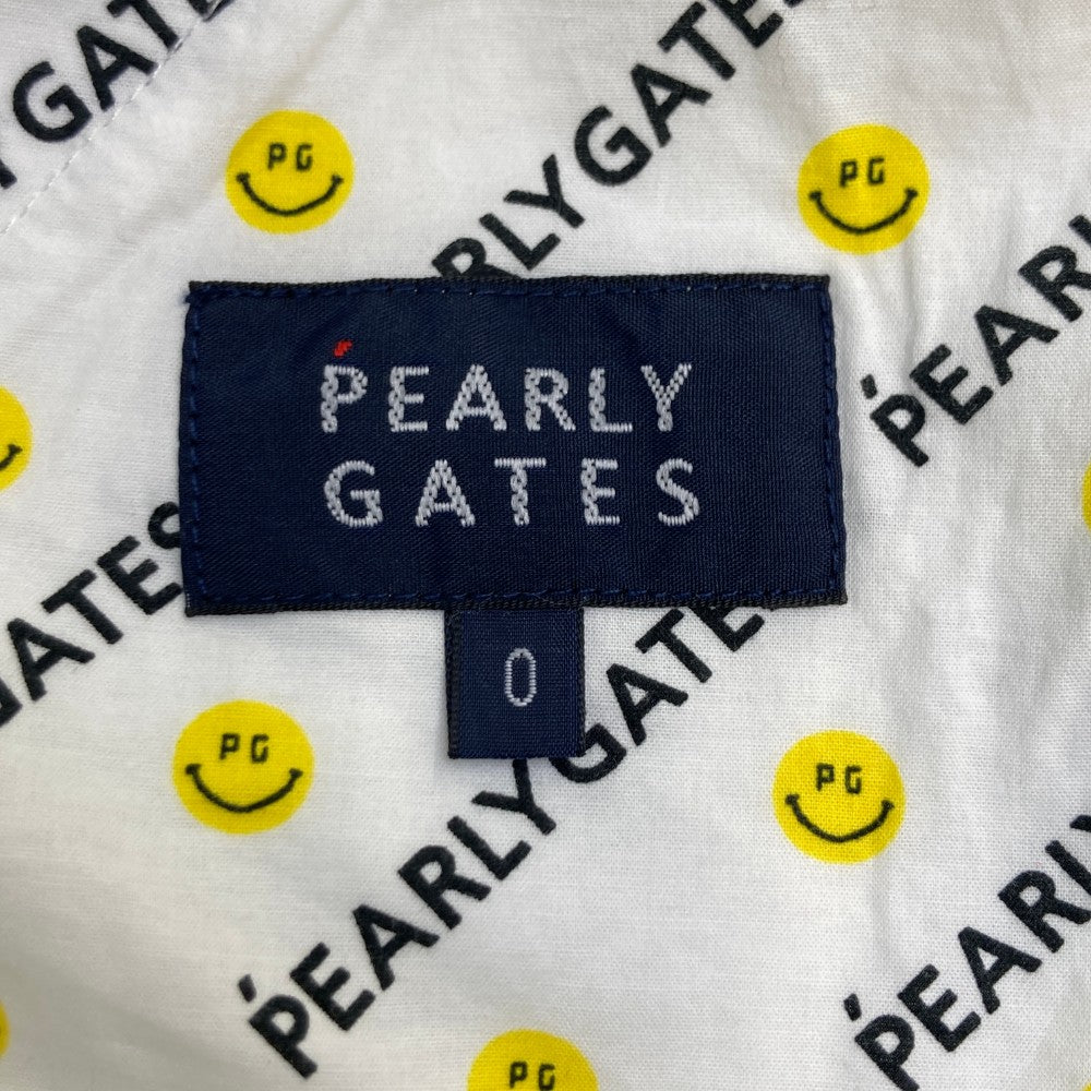 PEARLY GATES パーリーゲイツ  ストレッチパンツ 総柄 ホワイト系 0