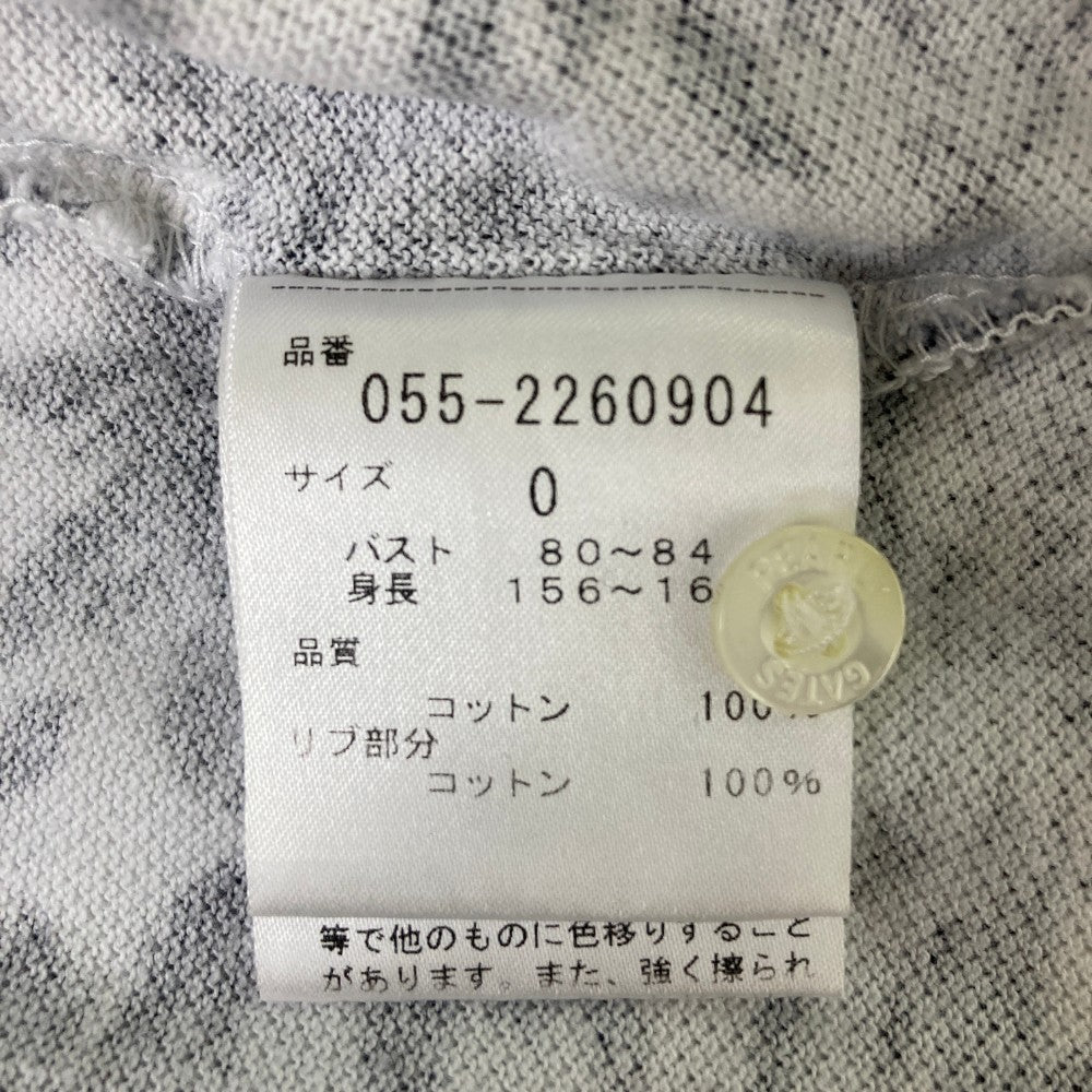 PEARLY GATES パーリーゲイツ  半袖ポロシャツ 総柄 ホワイト系 0