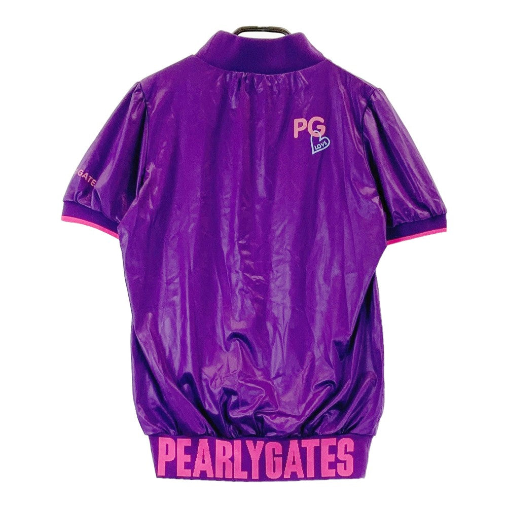 PEARLY GATES パーリーゲイツ  半袖ブルゾン  パープル系 1