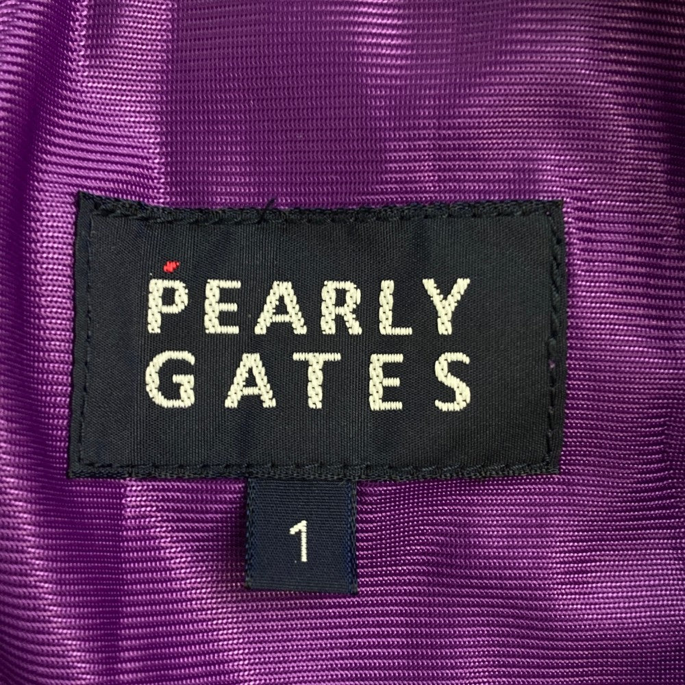 PEARLY GATES パーリーゲイツ  半袖ブルゾン  パープル系 1