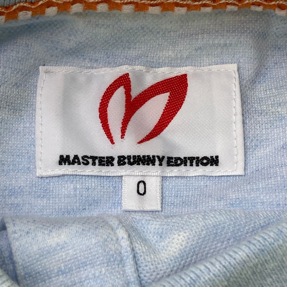 MASTER BUNNY EDITION マスターバニーエディション  半袖ポロシャツ 花柄 ブルー系 0