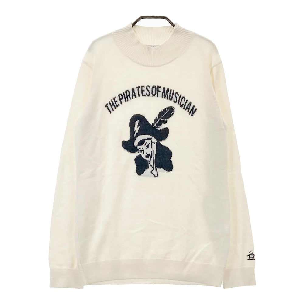 MUNSING WEAR マンシングウェア  長袖ニットセーター  ホワイト系 L