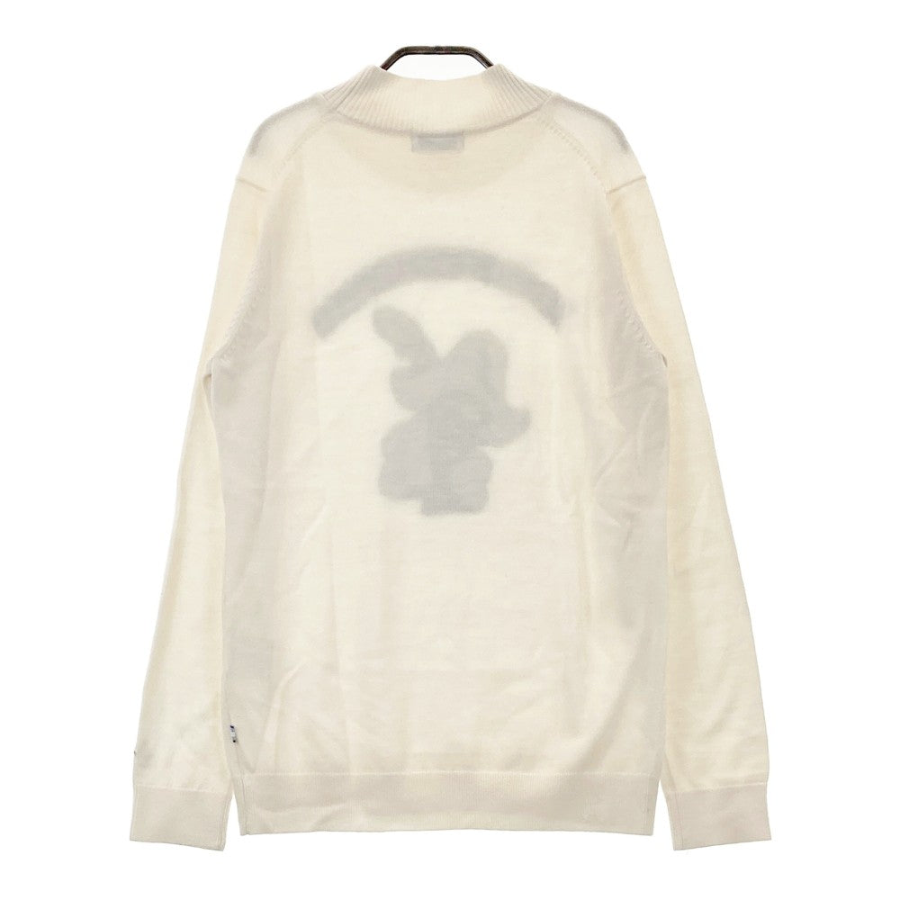 MUNSING WEAR マンシングウェア  長袖ニットセーター  ホワイト系 L