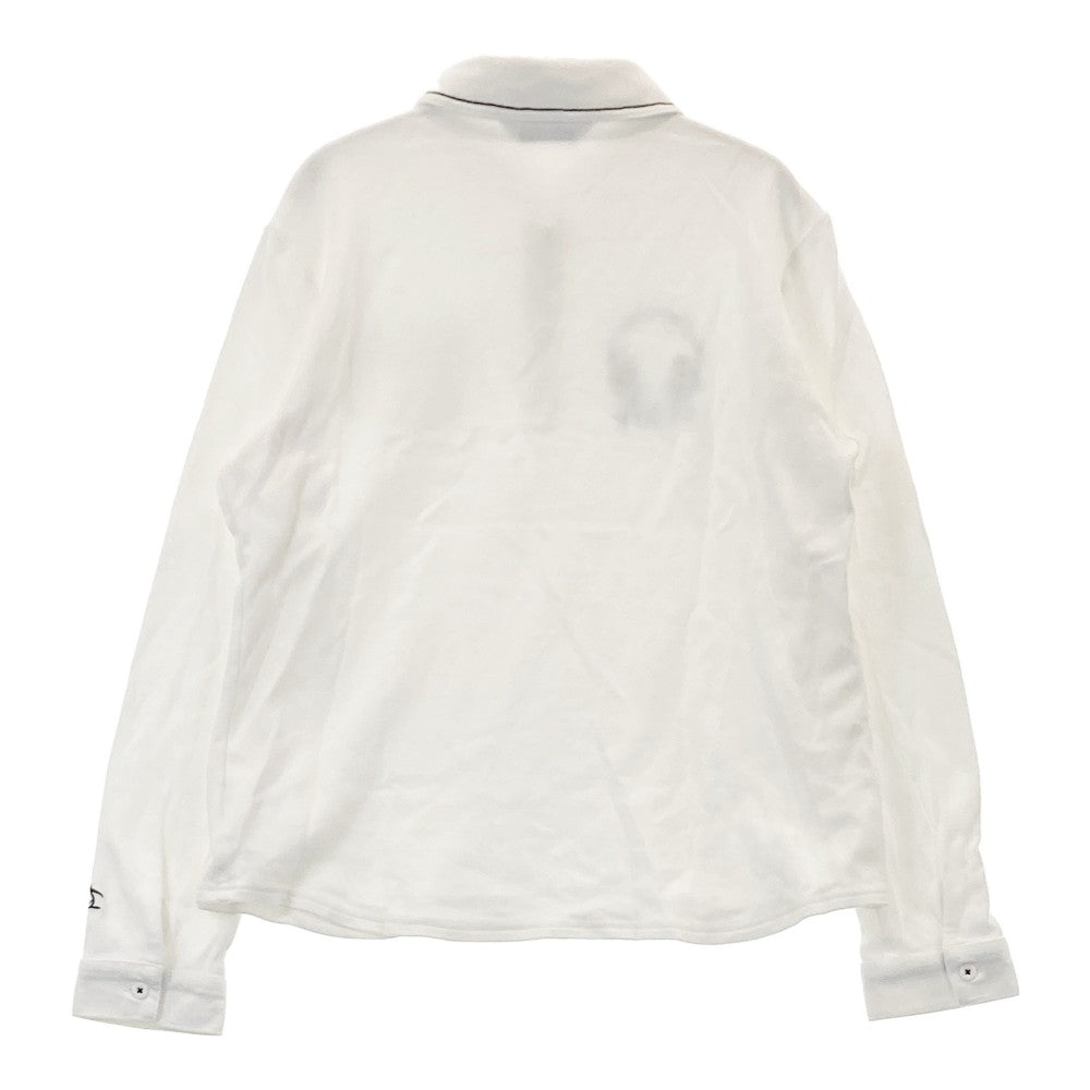MUNSING WEAR マンシングウェア  長袖ポロシャツ  ホワイト系 L