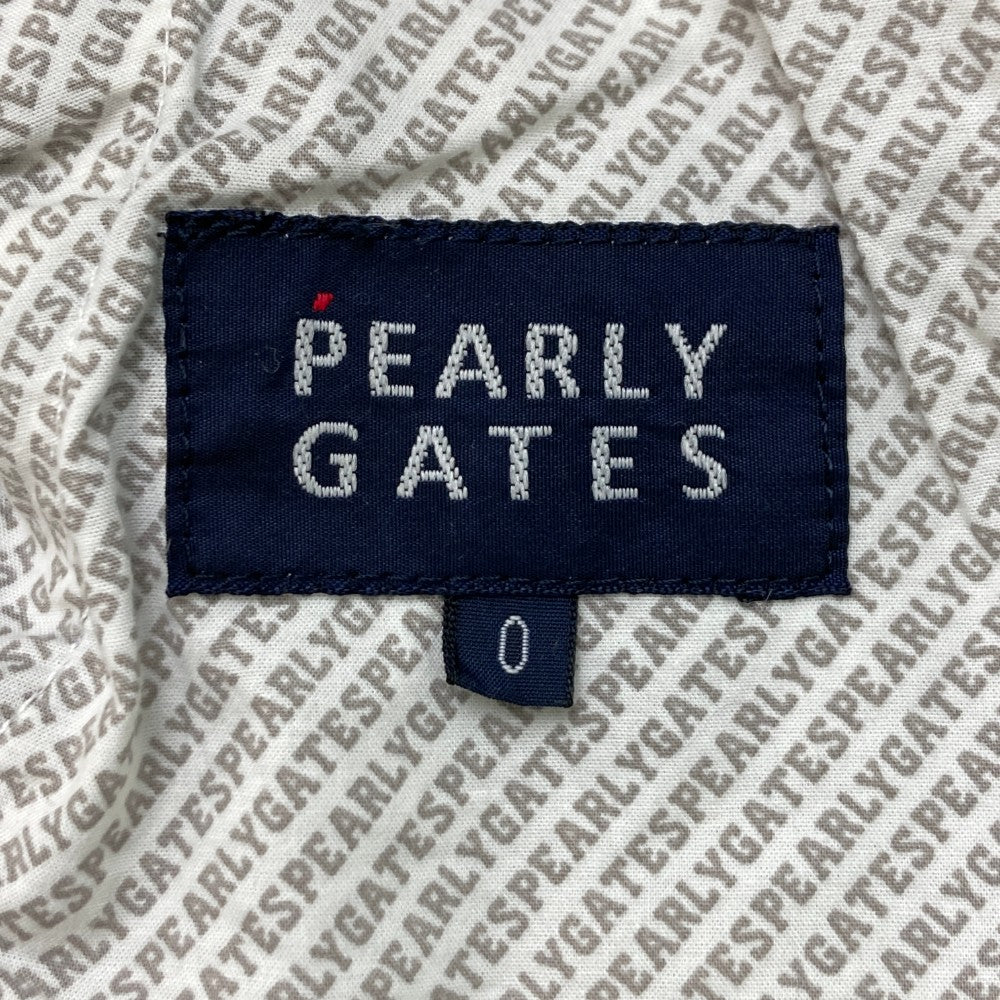 PEARLY GATES 파리게이츠 스트레치 팬츠 체크무늬 블랙 계열 0
